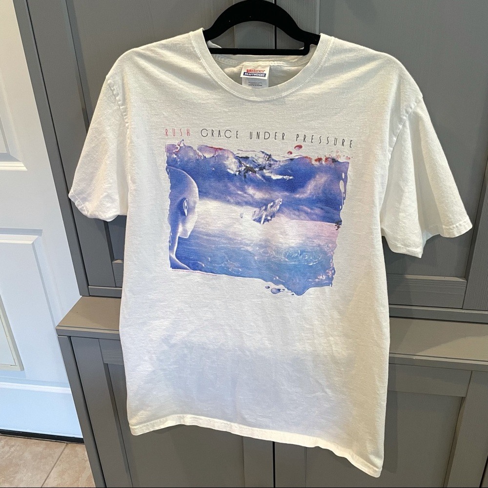Rush Vintage Grace Under Pressure T Shirt 2005 Medium